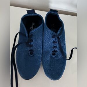 ARCOPEDICO LS Shocks Blue Knit Lace Up Comfort Women's ShoesSneakers Size 37